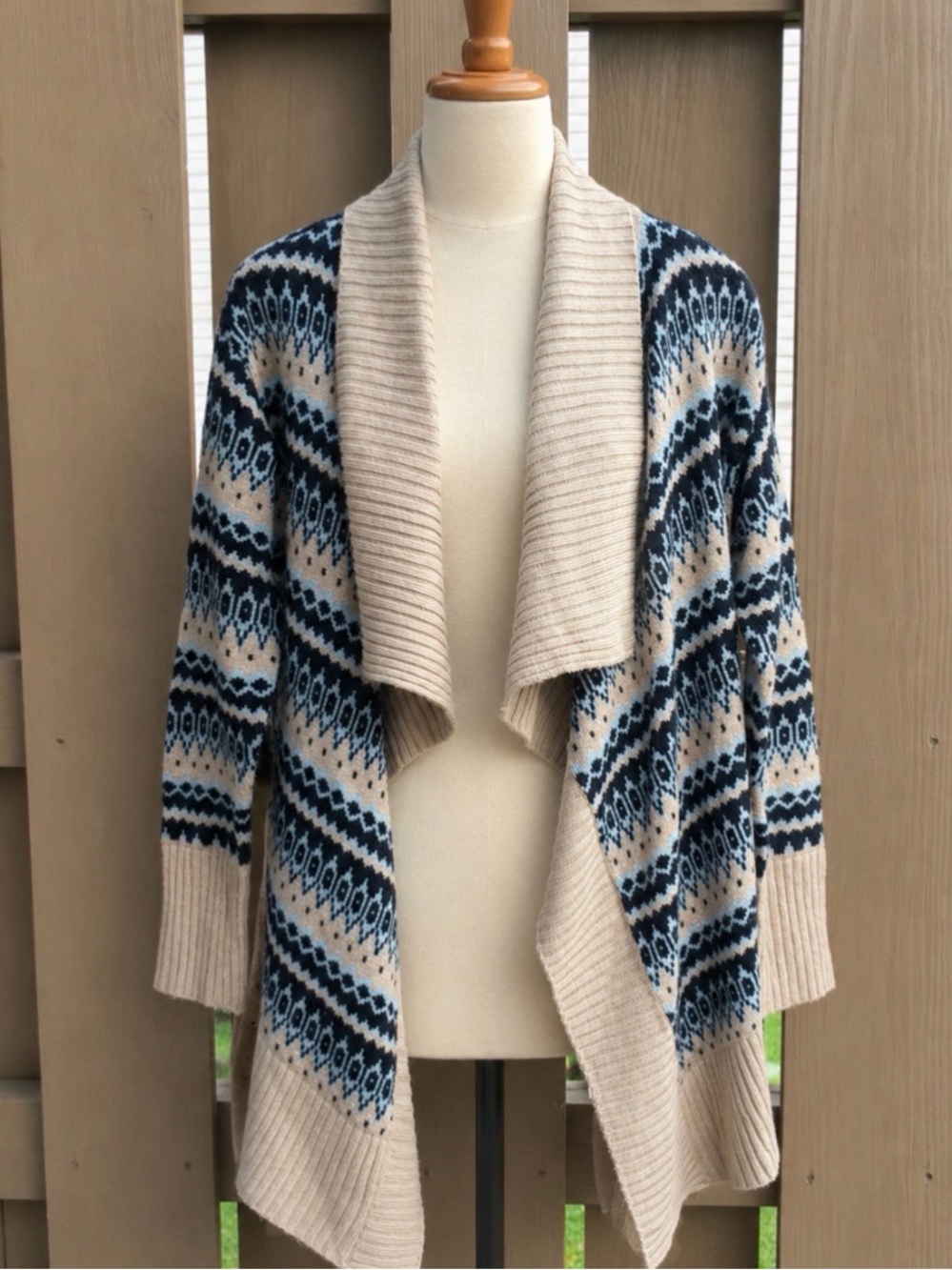 ROMEO & JULIET COUTURE alpine drape front open cardigan